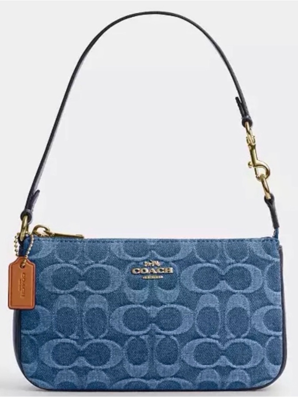 Coach Denim Signature nolita 19